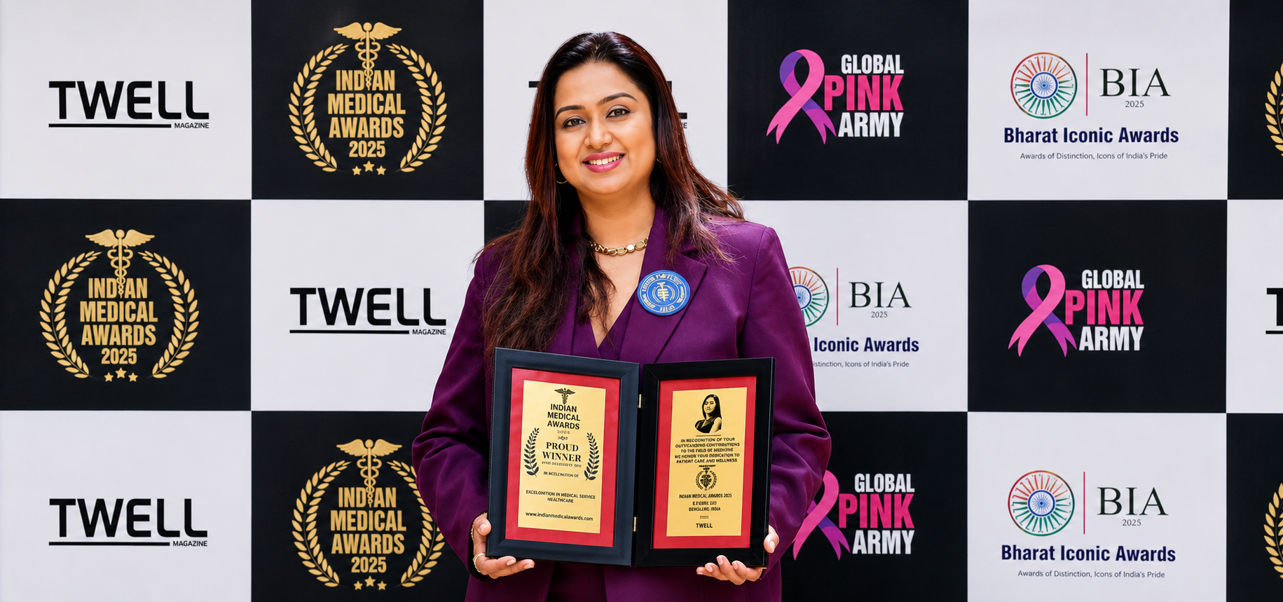 Dr Aishwarya at the Indian Medical Awards